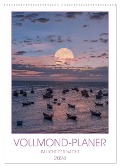 VOLLMOND-Planer - Im Licht der Nacht (Wandkalender 2024 DIN A2 hoch), CALVENDO Monatskalender - Globe Visual
