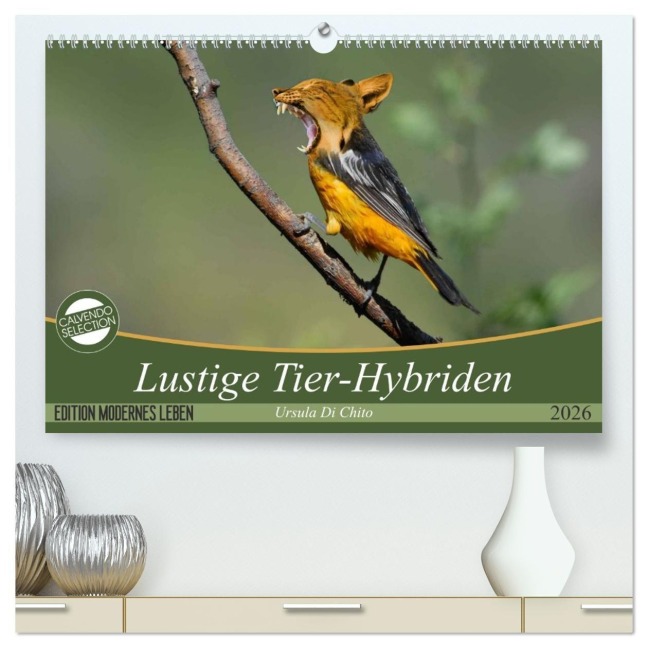 Lustige Tier-Hybriden (hochwertiger Premium Wandkalender 2026 DIN A2 quer), Kunstdruck in Hochglanz - Ursula Di Chito