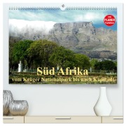 Süd Afrika - vom Krüger Nationalpark bis nach Kapstadt (hochwertiger Premium Wandkalender 2025 DIN A2 quer), Kunstdruck in Hochglanz - Brigitte Dürr