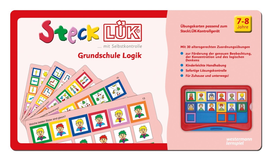 SteckLÜK. Grundschule Logik 1: Alter 7 - 8 (rot) - 