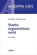 Cover-Bild zum Titel 'Staatsorganisationsrecht' von 'Jörn Ipsen, Thomas Wischmeyer, Ann-Katrin Kaufhold'