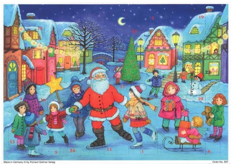 Adventskalender "Schlittschuhlauf" - 
