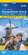 Cover-Bild zum Titel 'ADFC-Regionalkarte Niederrhein Nord, 1:75.000, mit Tagestourenvorschlägen, reiß- und wetterfest, E-Bike-geeignet, mit Knotenpunkten, GPS-Tracks Download' von ''