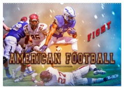 American Football - Fight (Wandkalender 2026 DIN A2 quer), CALVENDO Monatskalender - Peter Roder