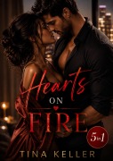 Cover-Bild zum Titel 'Hearts on Fire - Sammelband 5 in 1' von 'Tina Keller'