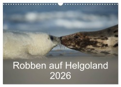 Cover-Bild zum Titel 'Robben auf Helgoland 2026 (Wandkalender 2026 DIN A3 quer), CALVENDO Monatskalender' von 'Stefan Leimer'