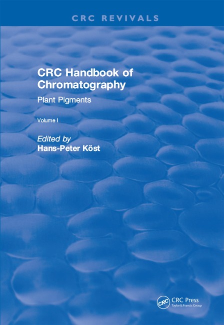 CRC Handbook of Chromatography - Hans-Peter Kost
