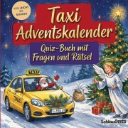 Cover-Bild zum Titel 'Taxi-Adventskalender: Quiz-Buch mit Fragen und Rätsel' von 'Schlauvento Interactive'