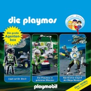 Cover-Bild zum Titel 'Die Playmos - Das Original Playmobil Hörspiel, Die große Agenten-Box, Folgen 19, 23, 31' von 'Florian Fickel, Simon X. Rost'