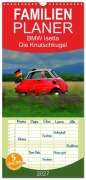 Cover-Bild zum Titel 'Familienplaner 2027 - BMW Isetta - Die Knutschkugel mit 5 Spalten (Wandkalender, 21 x 45 cm) CALVENDO' von 'Ingo Laue'