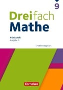 Cover-Bild zum Titel 'Dreifach Mathe  9. Schuljahr. Erweiterungskurs - Arbeitsheft mit Lösungen' von ''