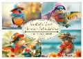 Niedliche Vögel! Trendige Schnabelstars erobern die Modewelt (Wandkalender 2025 DIN A3 quer), CALVENDO Monatskalender - Rose Hurley