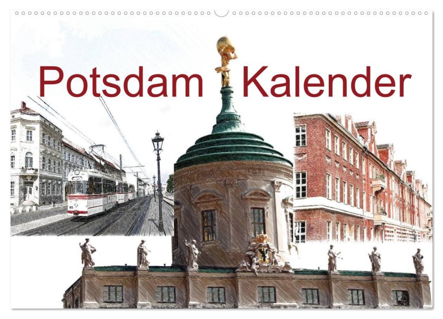 Potsdam Kalender (Wandkalender 2025 DIN A2 quer), CALVENDO Monatskalender - Bernd Witkowski