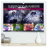 Cover-Bild zum Titel 'Superfood Blaubeere. Ich esse gerne Heidelbeeren! (hochwertiger Premium Wandkalender 2026 DIN A2 quer), Kunstdruck in Hochglanz' von 'Rose Hurley'