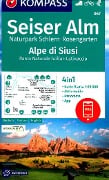 KOMPASS Wanderkarte 067 Seiser Alm, Naturpark Schlern-Rosengarten / Alpe di Siusi, Parco Naturale Sciliar-Catinaccio 1:25.000 - 