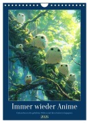 Cover-Bild zum Titel 'Immer wieder Anime (Wandkalender 2026 DIN A4 hoch), CALVENDO Monatskalender' von 'Kerstin Waurick'