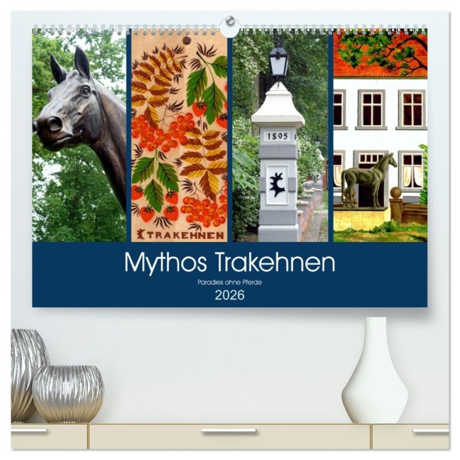 Mythos Trakehnen - Paradies ohne Pferde (hochwertiger Premium Wandkalender 2026 DIN A2 quer), Kunstdruck in Hochglanz - Henning von Löwis of Menar