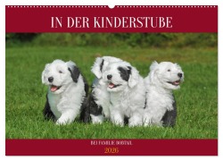 Cover-Bild zum Titel 'In der Kinderstube bei Familie Bobtail (Wandkalender 2026 DIN A2 quer), CALVENDO Monatskalender' von 'Sigrid Starick'