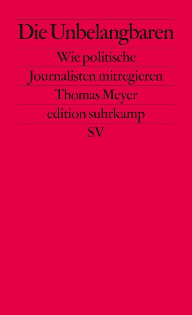 Die Unbelangbaren - Thomas Meyer