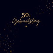 Cover-Bild zum Titel '50. Geburtstag- Gästebuch Blanko' von 'Julia S. Klein'