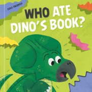 Cover-Bild zum Titel 'Who Ate Dino's Book?' von 'Little Genius Books'