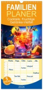 Familienplaner 2026 - Cocktails. Fruchtige Getränke-Vielfalt mit 5 Spalten (Wandkalender, 21 x 45 cm) CALVENDO - Rose Hurley