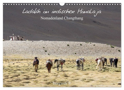 Ladakh im indischen Himalaja - Nomadenland Changthang - Bergweh ® (Wandkalender 2024 DIN A3 quer), CALVENDO Monatskalender - Barbara Esser