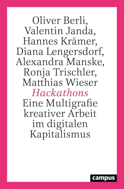 Hackathons - Oliver Berli, Alexandra Manske, Ronja Trischler, Diana Lengersdorf, Valentin Janda