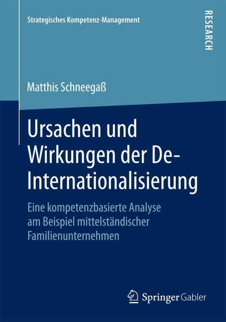 Ursachen und Wirkungen der De-Internationalisierung - Matthis Schneegaß