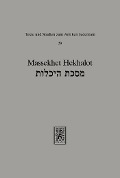 Cover-Bild zum Titel 'Massekhet Hekhalot' von ''