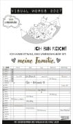 Cover-Bild zum Titel 'Visual Words Familienplaner 2027' von ''