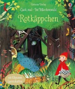 Cover-Bild zum Titel 'Guck mal - Im Märchenwald: Rotkäppchen' von 'Anna Milbourne'