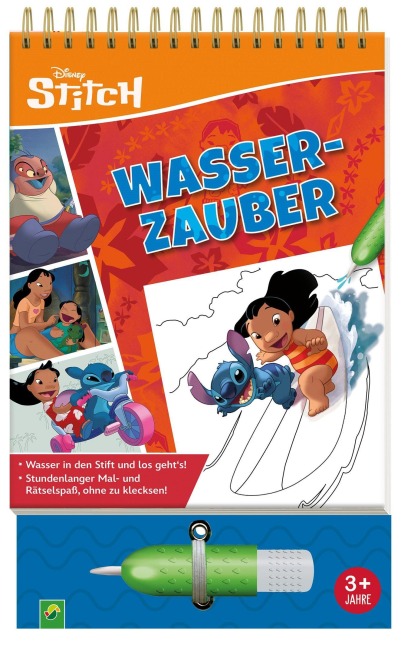 Disney Stitch Wasserzauber: Einfach mit Wasser malen! - Schwager & Steinlein Verlag