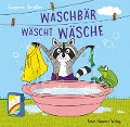 Cover-Bild zum Titel 'Waschbär wäscht Wäsche' von 'Susanne Straßer'