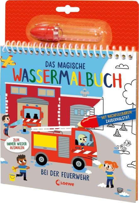 Das magische Wassermalbuch - Bei der Feuerwehr - 