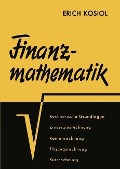 Cover-Bild zum Titel 'Finanzmathematik' von 'Erich Kosiol'