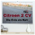 Citroen 2 CV Kult um die Ente (hochwertiger Premium Wandkalender 2024 DIN A2 quer), Kunstdruck in Hochglanz - (C) By Insideportugal