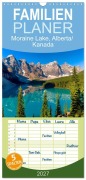 Cover-Bild zum Titel 'Familienplaner 2027 - Moraine Lake, Alberta/ Kanada mit 5 Spalten (Wandkalender, 21 x 45 cm) CALVENDO' von 'Hans G. Pfaff'