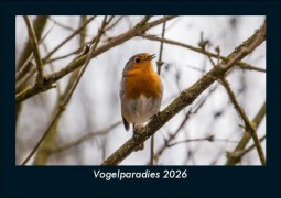 Cover-Bild zum Titel 'Vogelparadies 2026 Fotokalender DIN A5' von 'Tobias Becker'