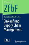 Cover-Bild zum Titel 'Einkauf und Supply Chain Management' von ''