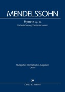 Cover-Bild zum Titel 'Hymne (Klavierauszug, auch Orgelauszug)' von 'Felix Mendelssohn Bartholdy'