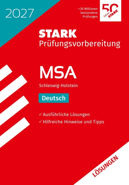 STARK Lösungen zu Deutsch - MSA 2027 Schleswig-Holstein - Prüfungsvorbereitung - 