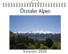 Cover-Bild zum Titel 'Ötztaler Alpen - (Wandkalender 2025, Kalender DIN A4 quer, Monatskalender im Querformat mit Kalendarium, das perfekte Geschenk)' von 'Lucas Hartmann'