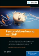 Cover-Bild zum Titel 'Personalabrechnung mit SAP' von 'Angelika Beck, Manuela Ittner, Markus Renner, Richard Haßmann'