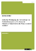 Cover-Bild zum Titel 'Kritische Würdigung der Bewertung von Profifußballspielern. Wie kann ihr objektiver Marktwert in der Praxis ermittel werden?' von 'Matthias Kräbber'