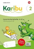 Cover-Bild zum Titel 'Karibu. Spracharbeitshefte 2 Schulausgangsschrift mit Diagnoseheft' von ''