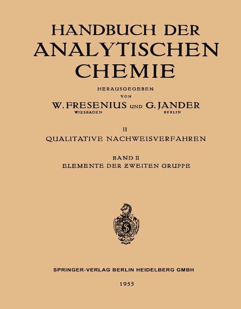 Elemente der zweiten Gruppe - H. Bode