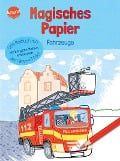 Cover-Bild zum Titel 'Magisches Papier - Das Malbuch mit dem Wow-Effekt. Fahrzeuge' von 'Silke Reimers'