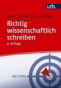 Cover-Bild zum Titel 'Richtig wissenschaftlich schreiben' von 'Helga Esselborn-Krumbiegel'