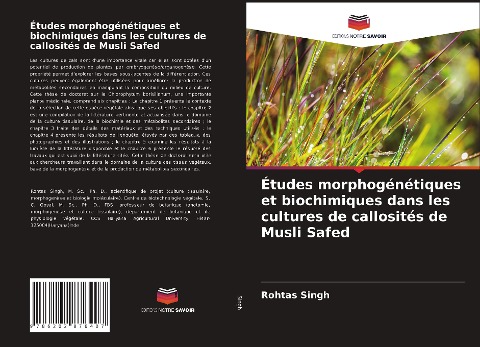 Études morphogénétiques et biochimiques dans les cultures de callosités de Musli Safed - Rohtas Singh